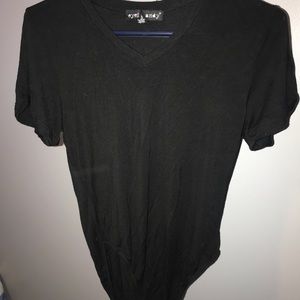 Black Short Sleeve Body Suit